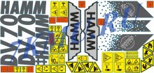 Набор стикеров для Hamm DV70